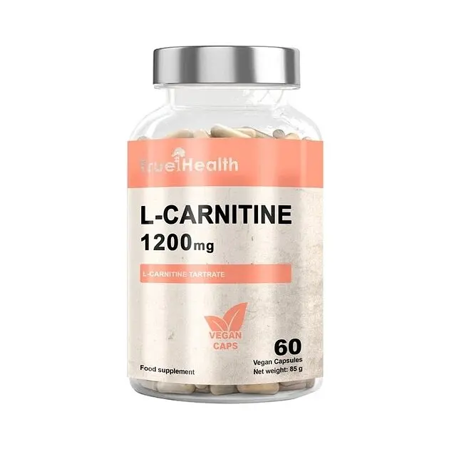 L-карнітин L-Carnitine 1200 mg, 60 вегакапсул True Health vit0004426