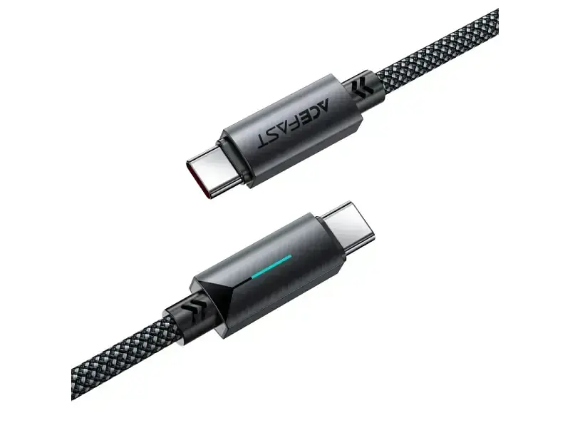 Кабель Acefast C19-03 USB Type-C to USB Type-C 60W 1.2m Black (6974316284475) - фото 2