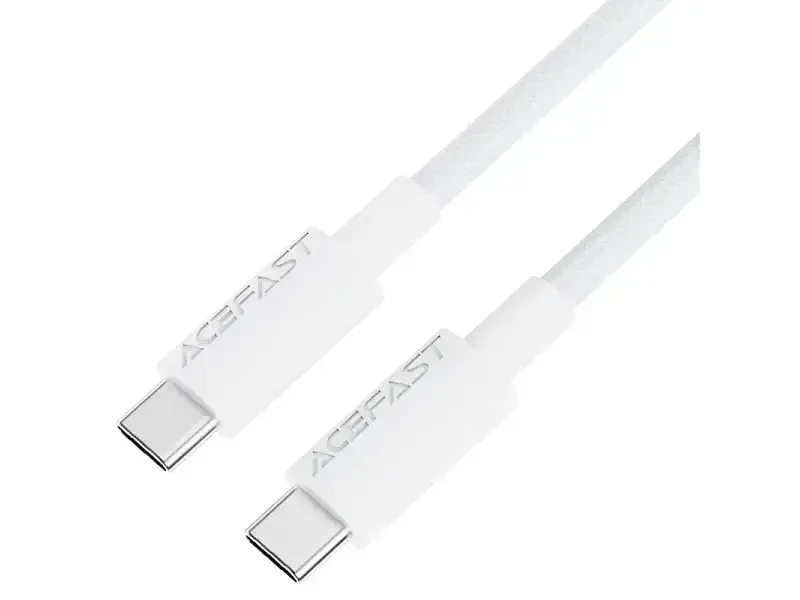 Кабель Acefast C18-03 USB Type-C to USB Type-C 1.2m White (6974316284253)