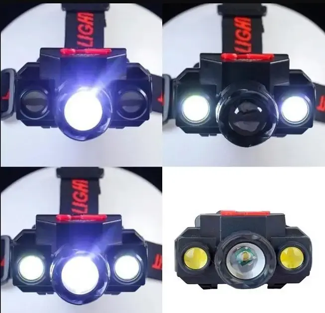 Налобний ліхтар BL 1805 COB XPE 18650 USB Charge Акумуляторний - фото 4
