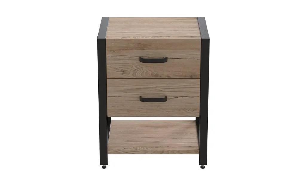 Тумба универсальная Ferrum-decor Вивьен 2/1 50x41x40 серый ДСП Дуб Сан-Марино 16мм (FRD-104182) - фото 7