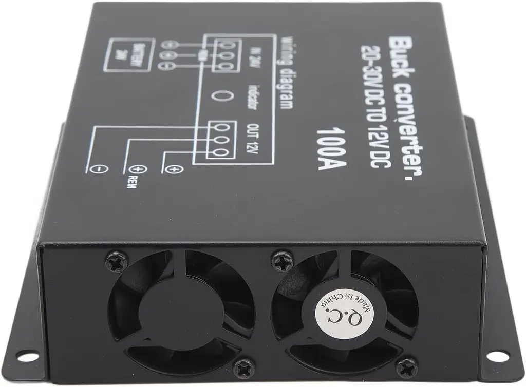 Преобразователь напряжения автомобильный DC24-12 100A - фото 3