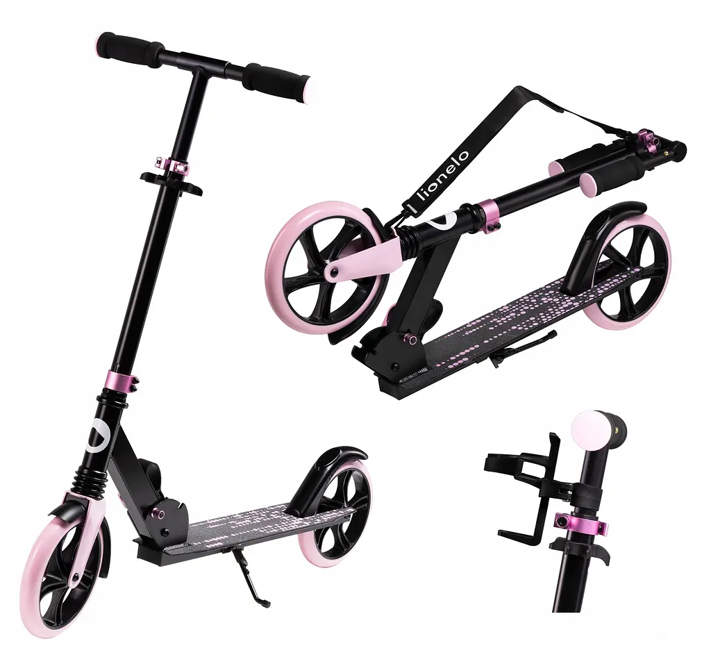 Самокат Lionelo Luca Black Carbon Pink (LO-LUCA BLACK CARBON PINK) - фото 5