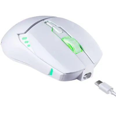 Комп'ютерна мишка Defender Stix GM-009 LED Wireless White (52009) - фото 3