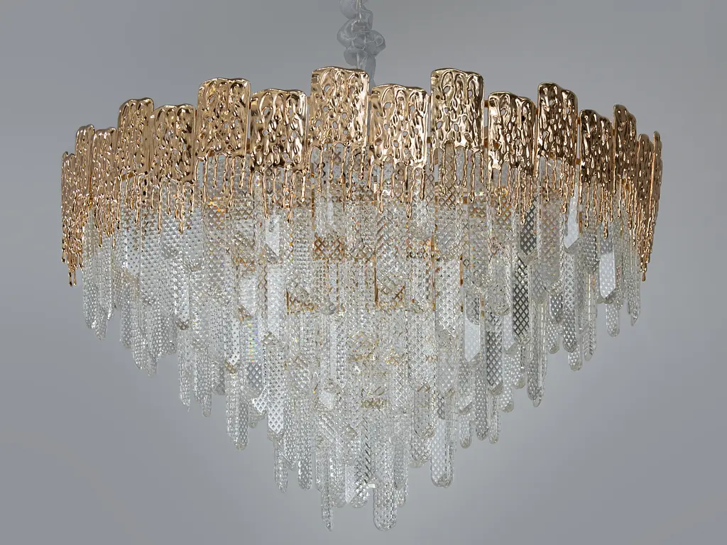 Эксклюзивная, элитная, современная хрустальная люстра на 18 ламп. - фото 3