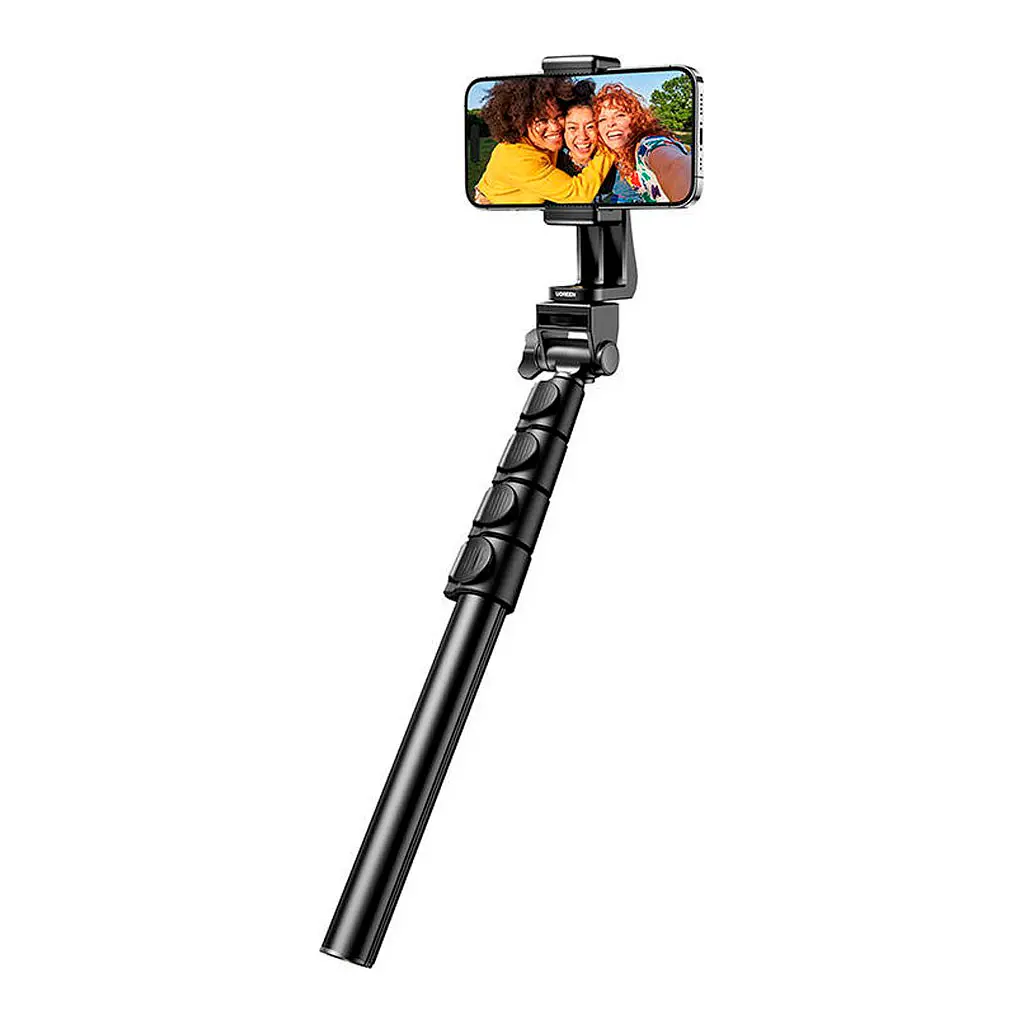 Штатив Ugreen LP680 Selfie Stick Tripod with Bluetooth Remote Black (15609) - фото 2