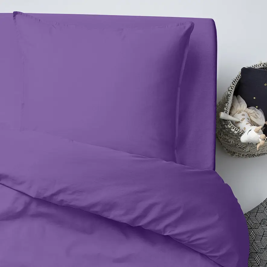 Комплект постільної білизни Cosas Light plum CS1 Підлітковий орхідея (Ranfors48_PlumLight_El90-PlumLight_155) - фото 2