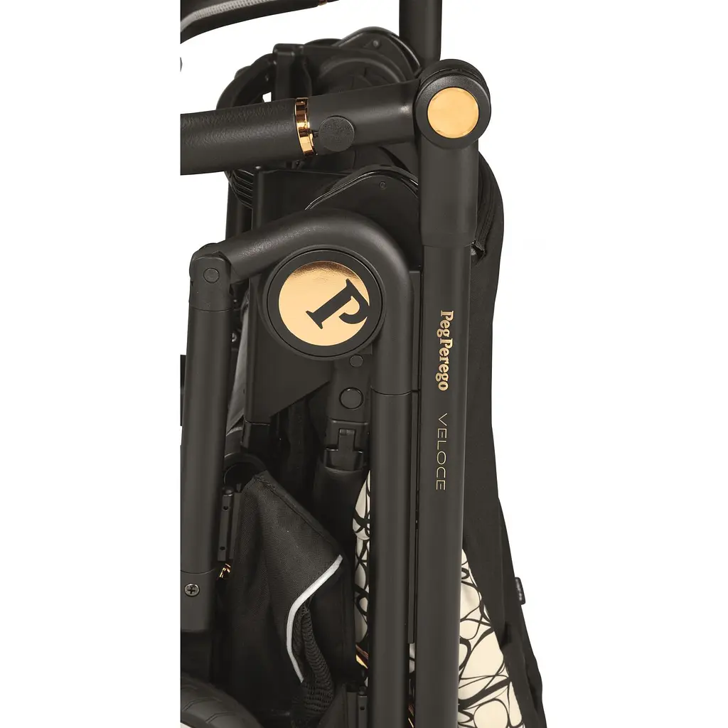 Коляска Peg-Perego Veloce Grafic Gold, 3 в 1, золота з чорним (PACK-VEL31SL50RO01) - фото 19