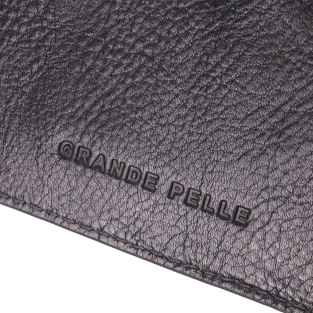 Шкіряна обкладинка для документів GRANDE PELLE 10х14х0,5 см acs0025763 - фото 5