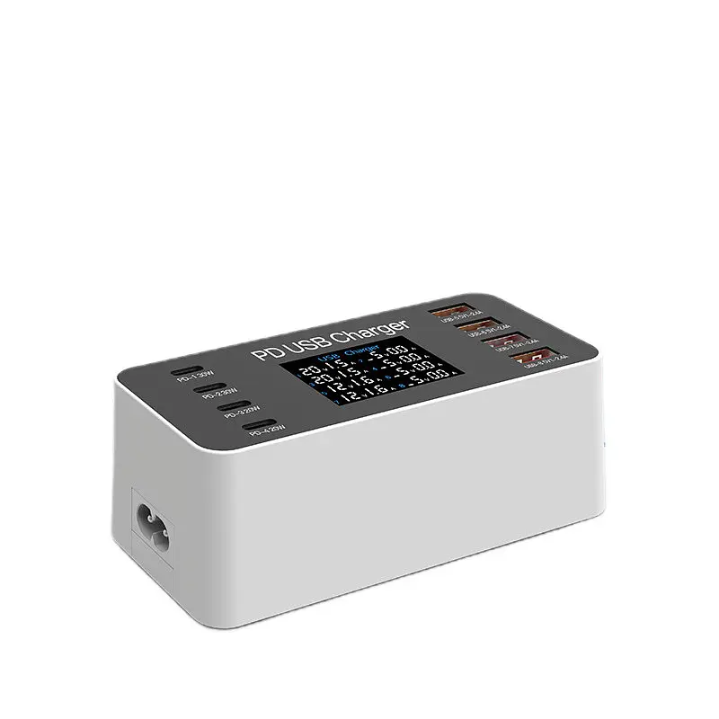 Мультизарядний пристрій Addap 8 портів USB Type-C A9 65 W PD (WLX-A9) - фото 2