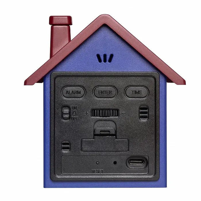 Будильник цифровий TFA у вигляді будиночка різнокольоровий 89x77x96 мм (60204606) - фото 4