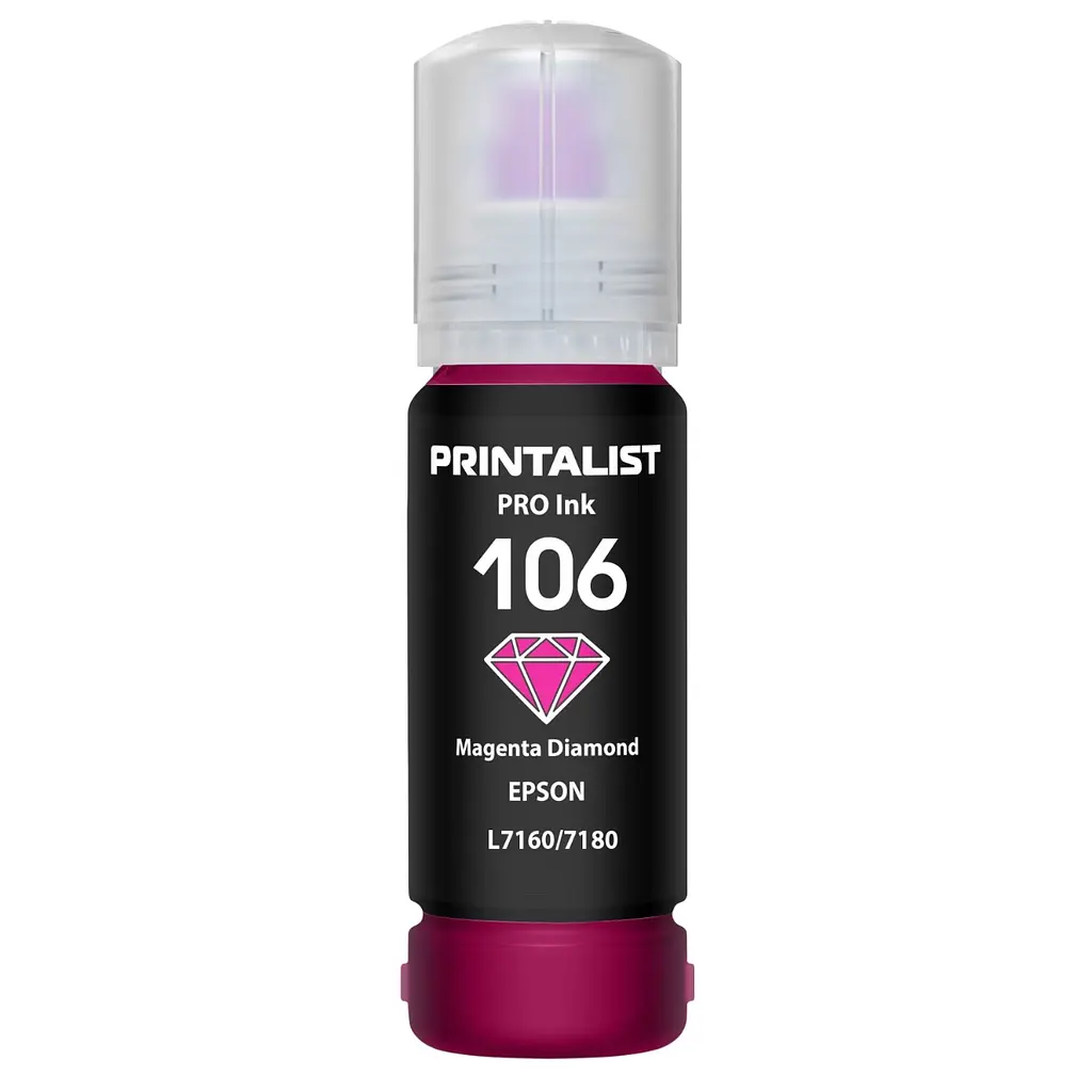 Чорнило PRINTALIST 105 для Epson L7160/7180 70г Magenta водорозчинне (PL106M) - фото 5