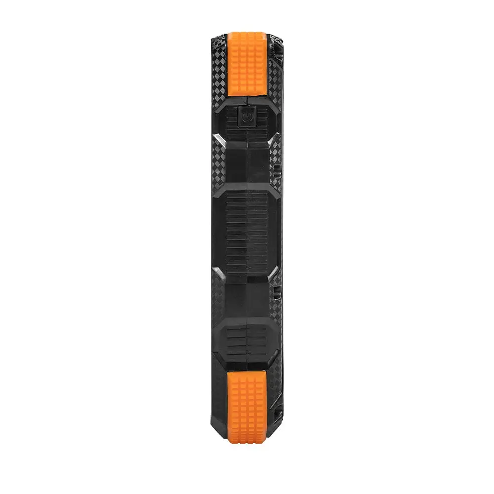 Повербанк з сонячною панеллю 20000mAh Power Bank Kraft KPB-U1830WFCS Orange бездротова зарядка LED-ліхтар (43-00066) - фото 2