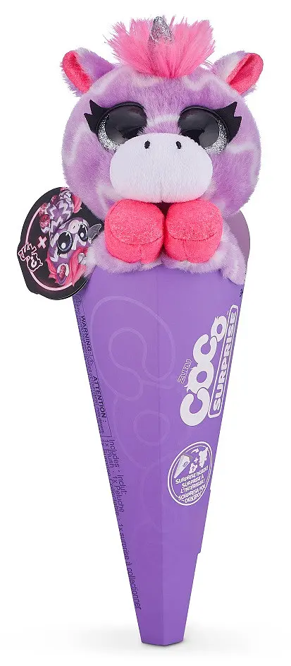 Іграшка м'яка Zuru Coco Surprise Neon із сюрпризом (6704581) - фото 6