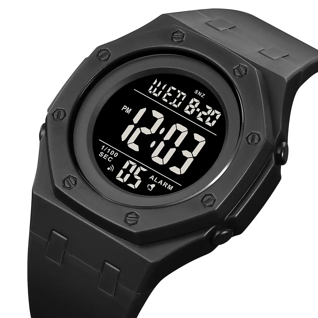 Наручний годинник чоловічий 2048BKBK Black-Black Skmei acs0030359 - фото 2