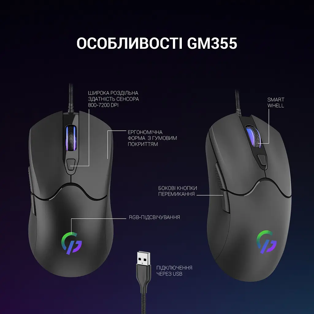 Мышь GamePro (GM355) - фото 6