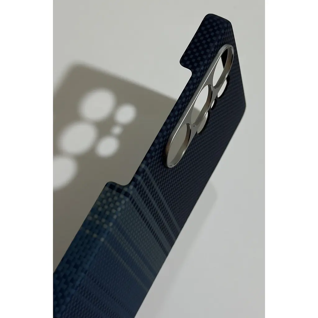 Оригінальний протиударний чохол Samsung Galaxy S25 Ultra Pitaka Tactile Woven Edge Case MagSafe (S938) Moonrise KS2502U - фото 6