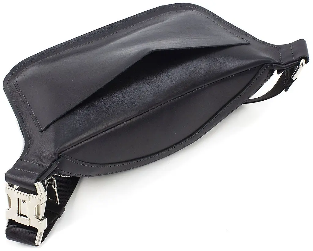 Кожаная женская сумка на пояс GRANDE PELLE sum0026712 - фото 6
