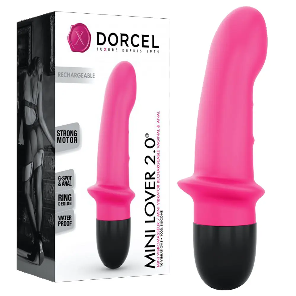 Вібратор Dorcel Mini Lover 2.0 16.5 см рожевий - фото 4
