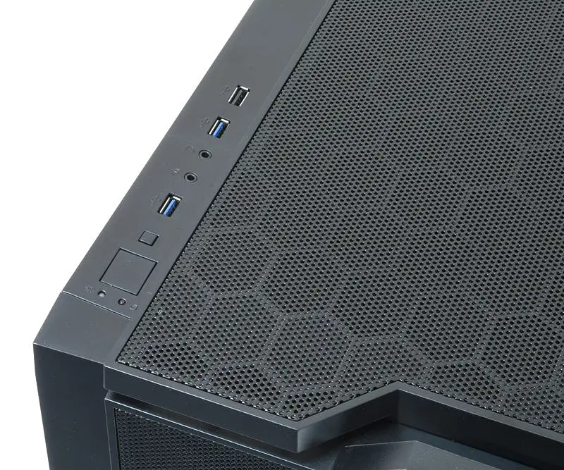 Корпус Chieftec GAMING CUBE CI-01B-OP mATX, без БЖ, Black (CI-01B-OP) - фото 4