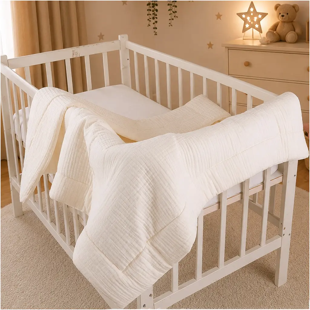 Плед дитячий MirSon Pure Muslin Milk 60х80 см (2200013892892) - фото 5