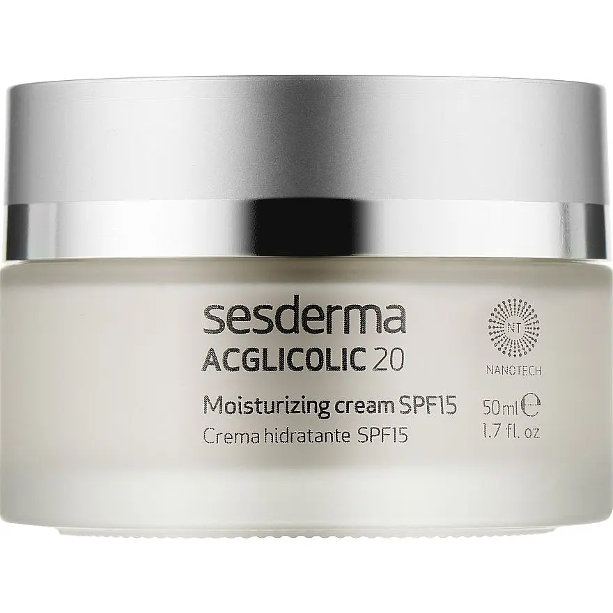 Зволожуючий денний крем для обличчя Sesderma Aclgicolic20 Moisturizing Cream SPF 15, 50 мл - фото 2