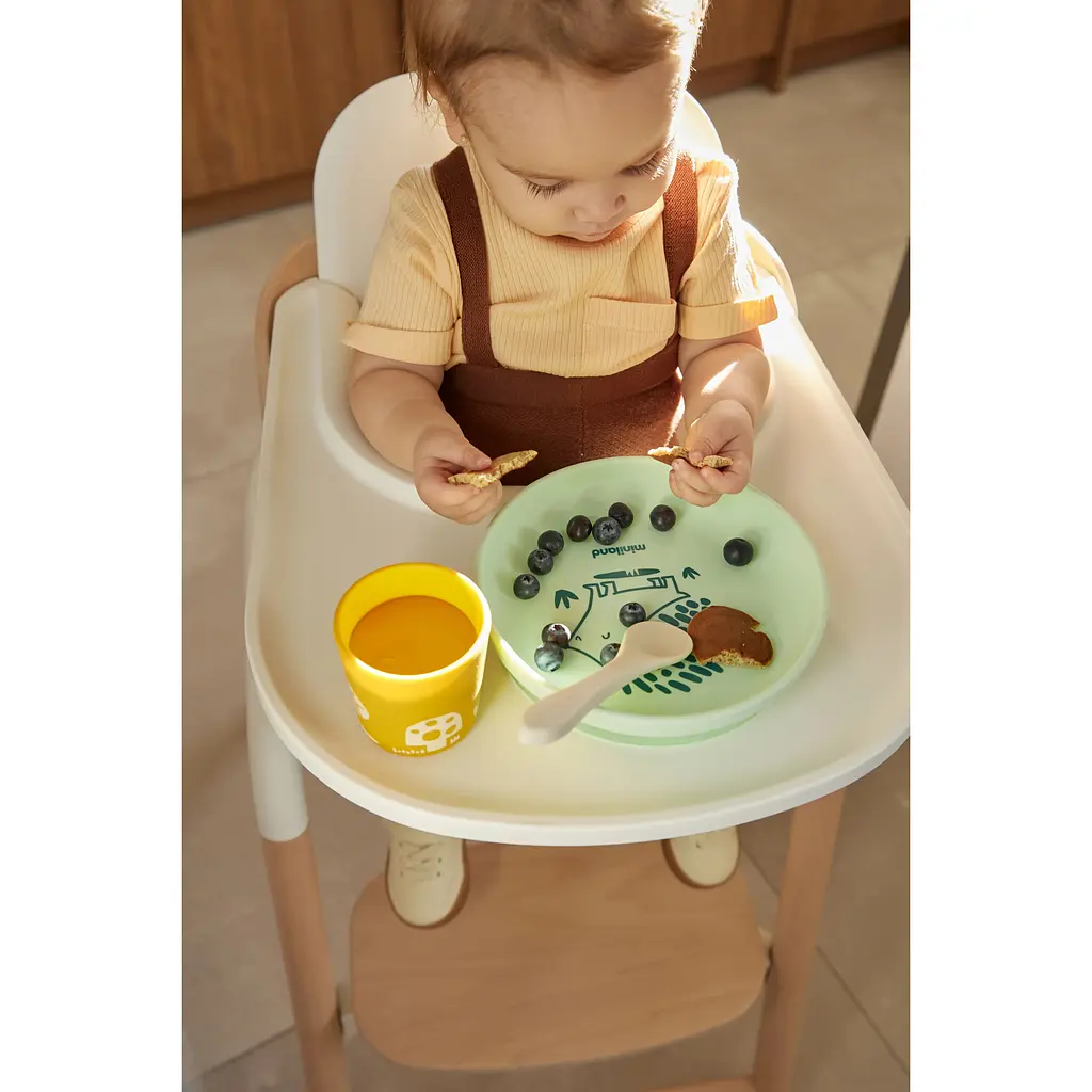 Силіконовий набір дитячого посуду Miniland BLW Forest 3 предмети (89639) - фото 3