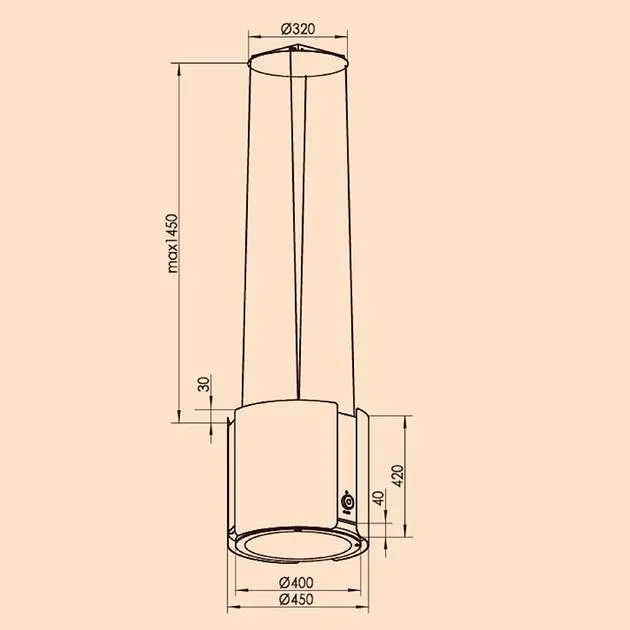 Островная вытяжка Klarstein Skyfall Smart (10035379) - фото 7