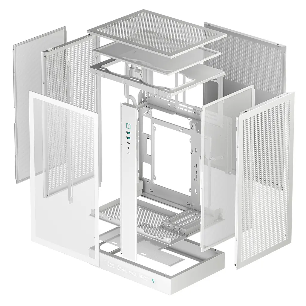 Корпус Deepcool CH270 Digital без БП White (R-CH270-WHNDM0-G-1) - фото 8