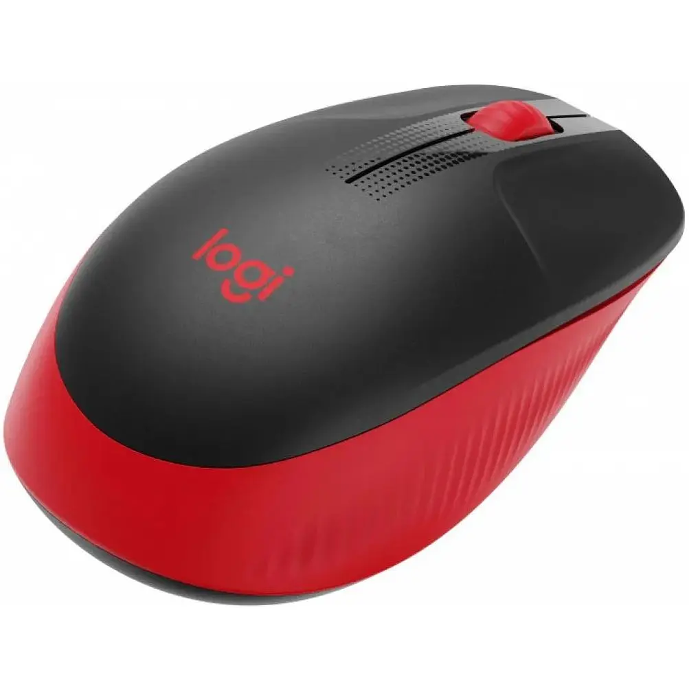 Мишка Logitech M190 Wireless, Full size, Red - фото 3