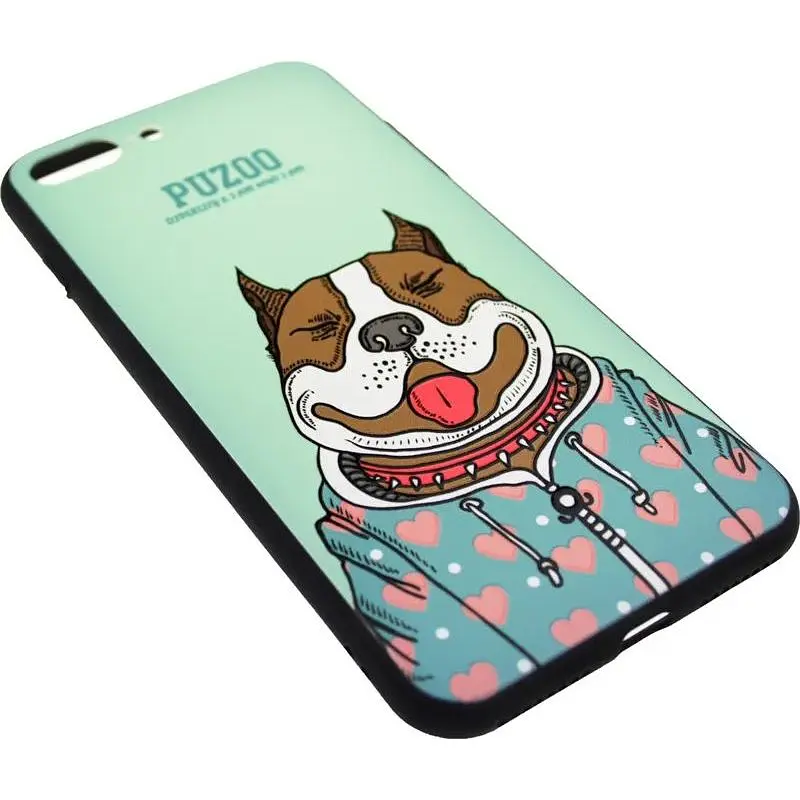 Чохол-накладка PUZOO Artdog Phone iPhone 7 Plus/8 Plus Green Baby - фото 3