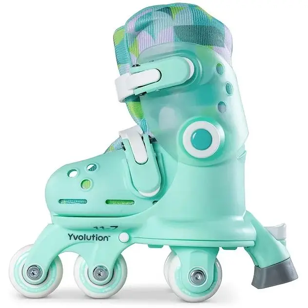 Роликові ковзани Yvolution Twista розмір 30-34 салатові (YC01T4) - фото 2