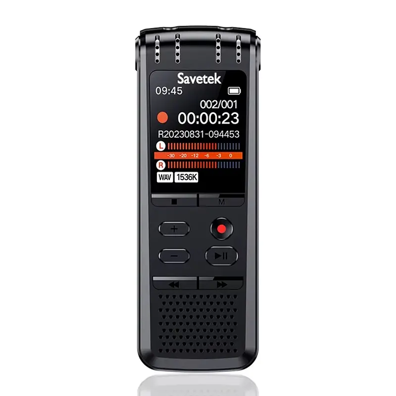 Диктофон з шумозаглушенням та лінійним входом Savetek GS-R58 32 Гб (101148-32) - фото 2