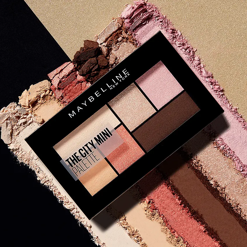 Палітра тіней для повік Maybelline New York The City Kits Mini 430 Рожеві відтінки, 6 шт., 6 г (B3205400) - фото 5