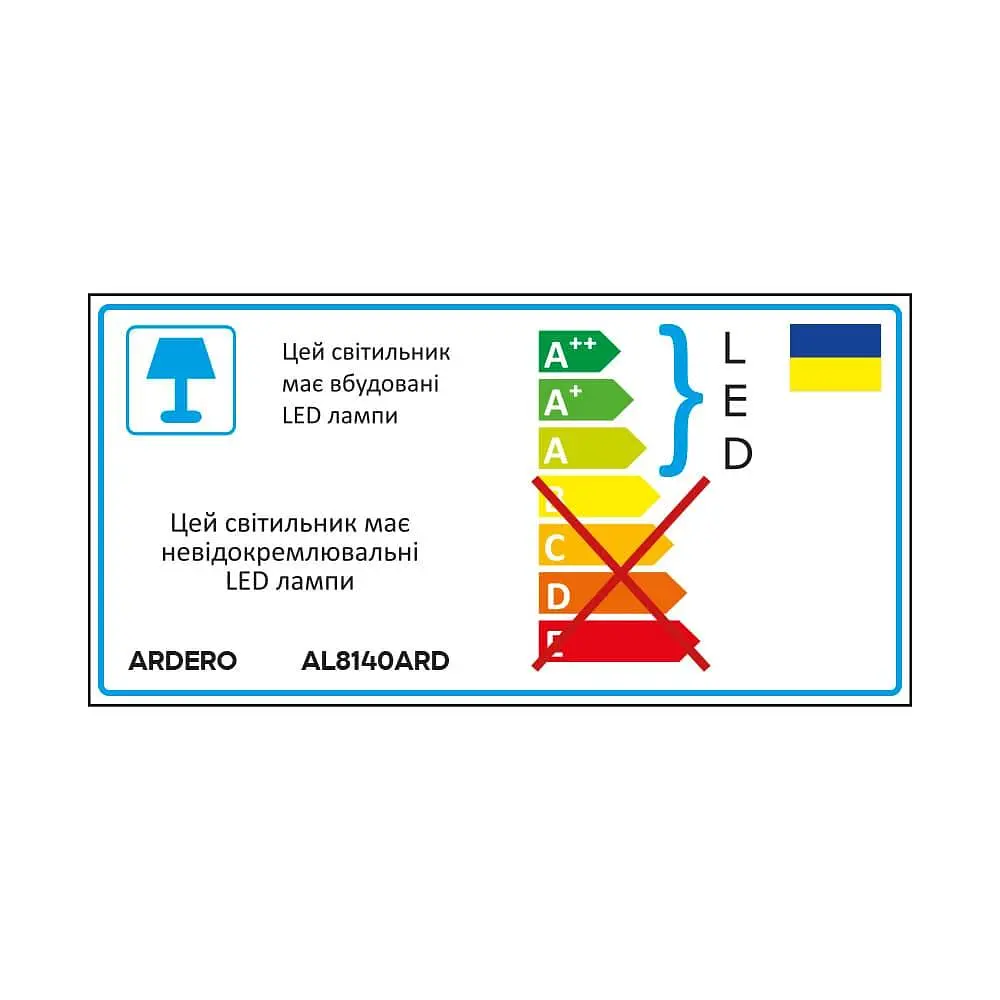 Світлодіодний накладний світильник Ardero AL8140ARD 6Вт 4000K чорний - фото 3
