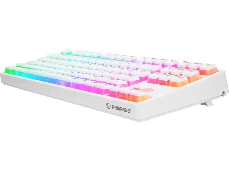 Клавіатура Rampage TKL GHOST White (KB-R136) - фото 2
