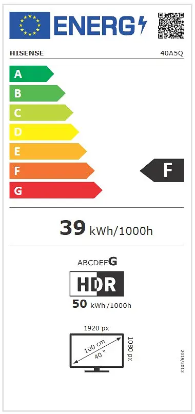 LED-телевізор Hisense 40A5Q (7134238) - фото 7