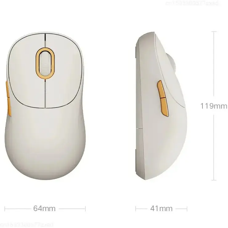 Миша бездротова Xiaomi Wireless Mouse 3 (BHR7638CN) бежева - фото 4