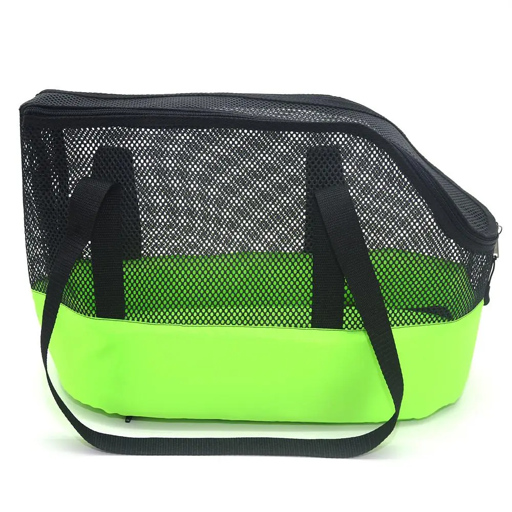 Сумка переноска для животных Zoo-hunt Лето салатовая №2 26х50х36 см - фото 2