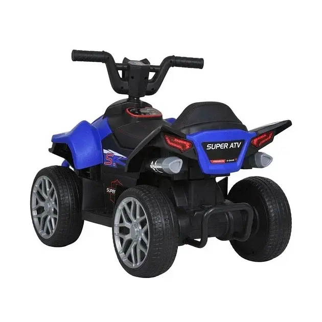 Дитячий квадроцикл з пультом 2 мотори 25W 12V MP3 USB EVA синій (M 5730ELR-4) - фото 2