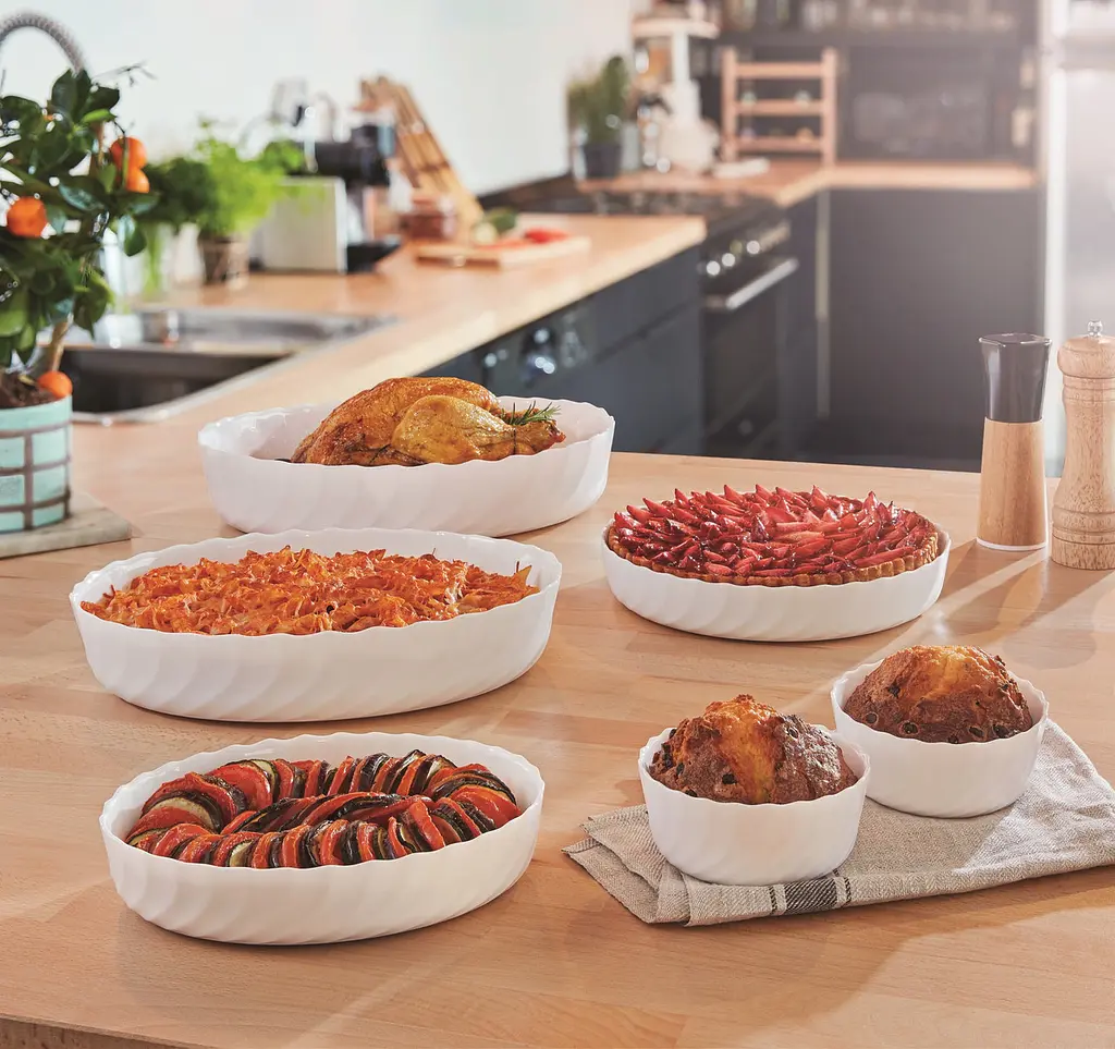 Форма для запікання Luminarc Smart Cuisine Trianon 22х16см овальна біла склокераміка (P4017) - фото 6