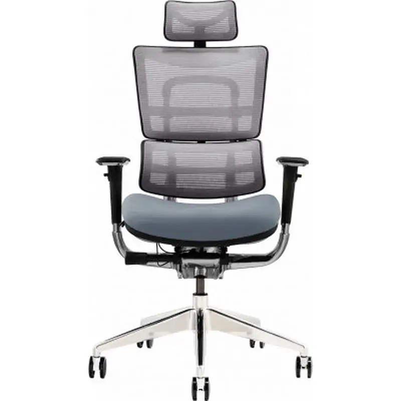 Офісне крісло GT Racer X-801 Bright Gray (X-801 Bright Gray (W-20 B-40)) - фото 2