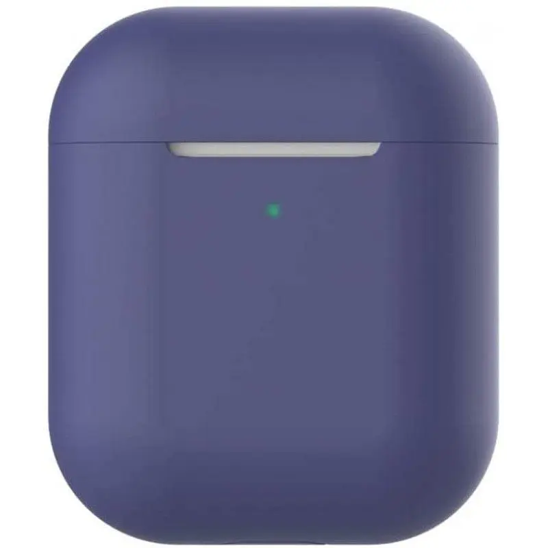 Чохол Apple для AirPods 2 New Silicone Case [Midnight Blue] [36519] - фото 3