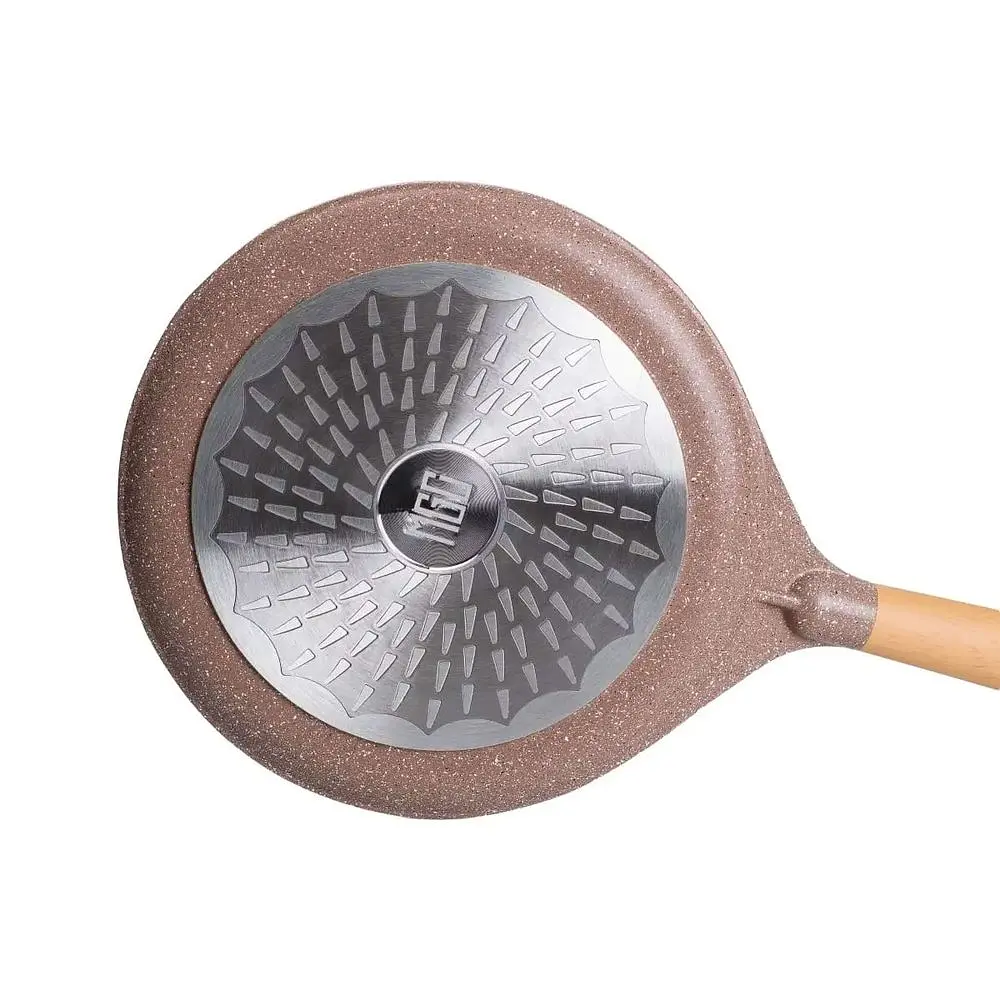 Сковорода для млинців MGC з мармуровим антипригарним покриттям 28 см, кавовий MGC HP-4-430CO - фото 4