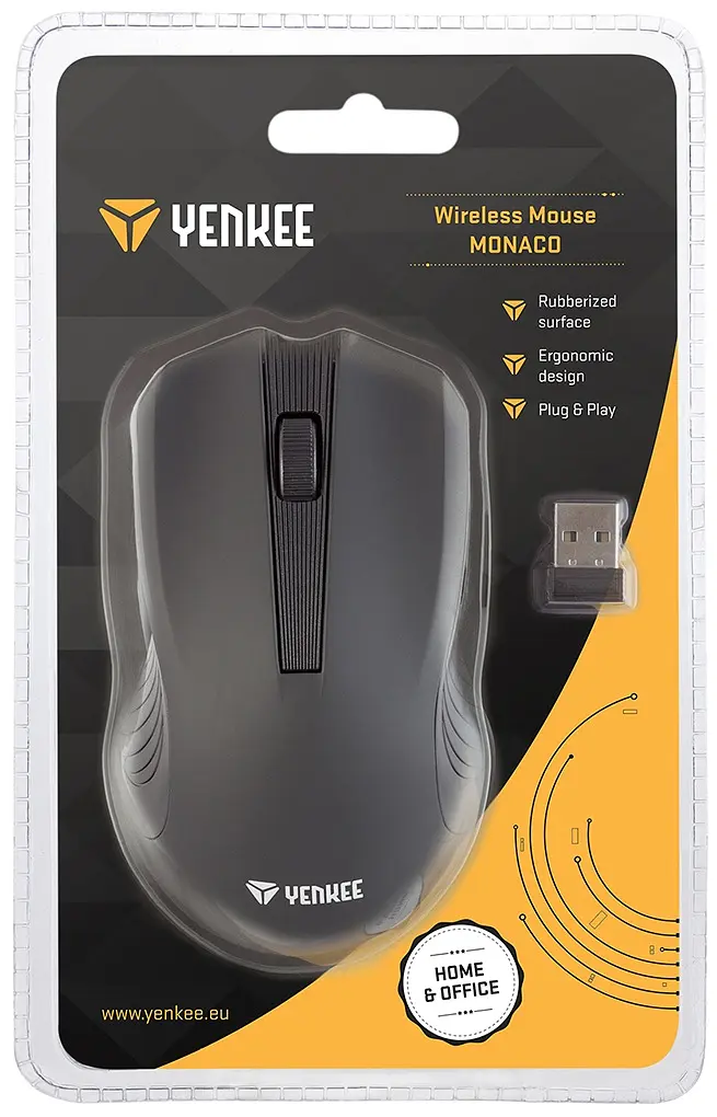 Миша комп'ютерна YMS 2015BK Mouse WL Monaco Black Yenkee teh0027422 - фото 4
