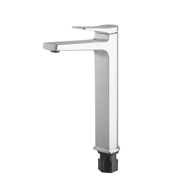 Смеситель для умывальника Mixxus Premium Degas 001 (Nut) High MI8246, Хром - фото 3