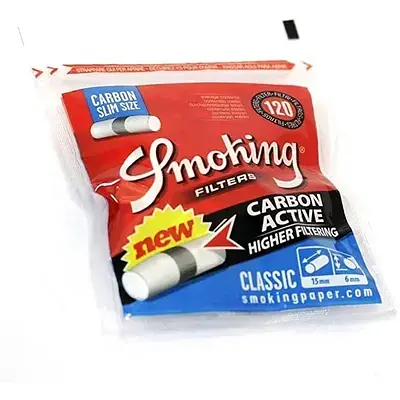 Фільтри Smoking Carbon Active 6х15 120 шт. - фото 2