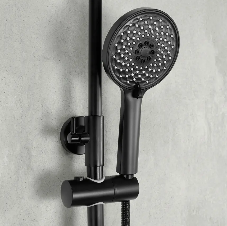 Душова система Rea Ontario 74–124 см black matt REA-P5712 - фото 3