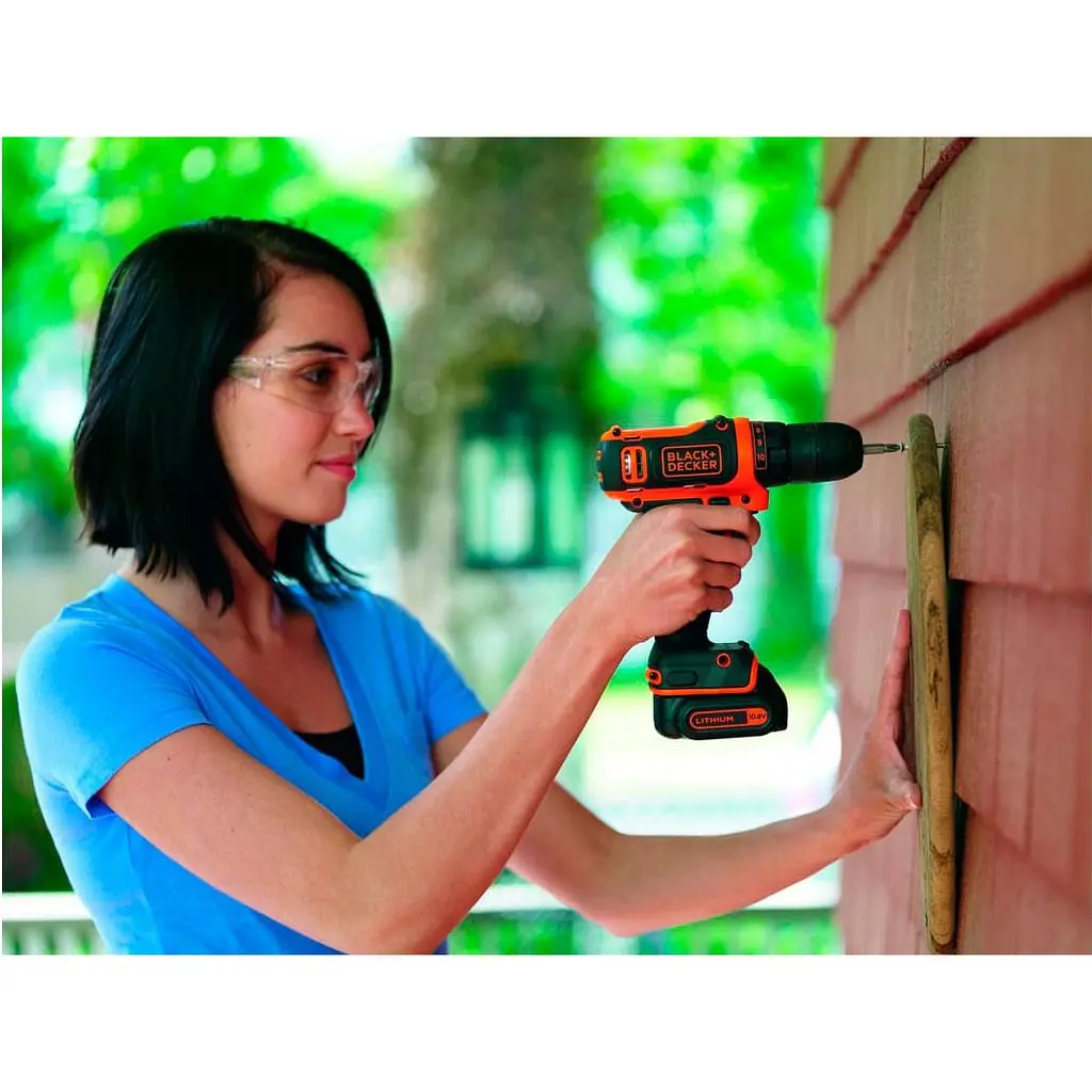 Дрель-шуруповерт Black+Decker BDCDD12B 10.8V 1.5Ah [89317] - фото 6