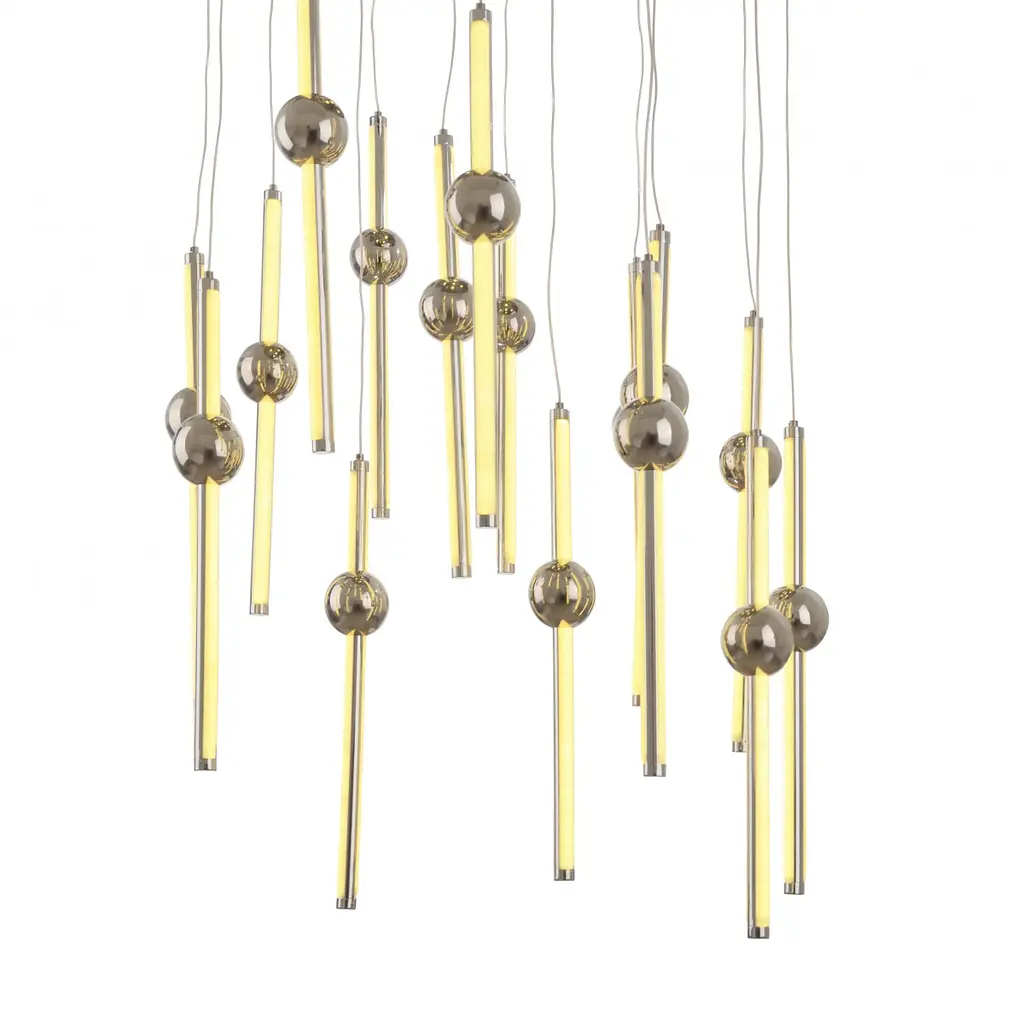 Світильник стельовий Brille підвісний лофт світлодіодний BL-889S/16 NW 230W CH - фото 4